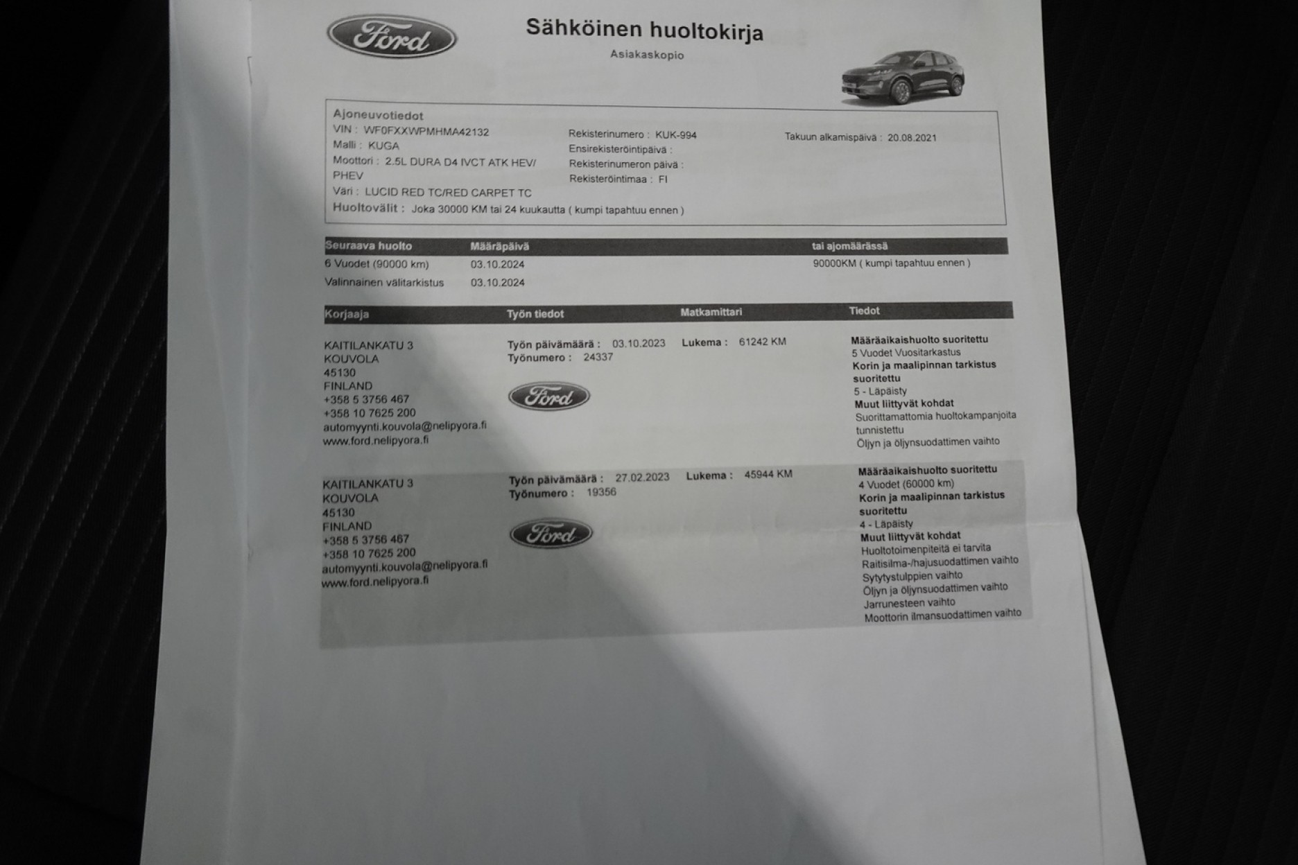 FORD Kuga